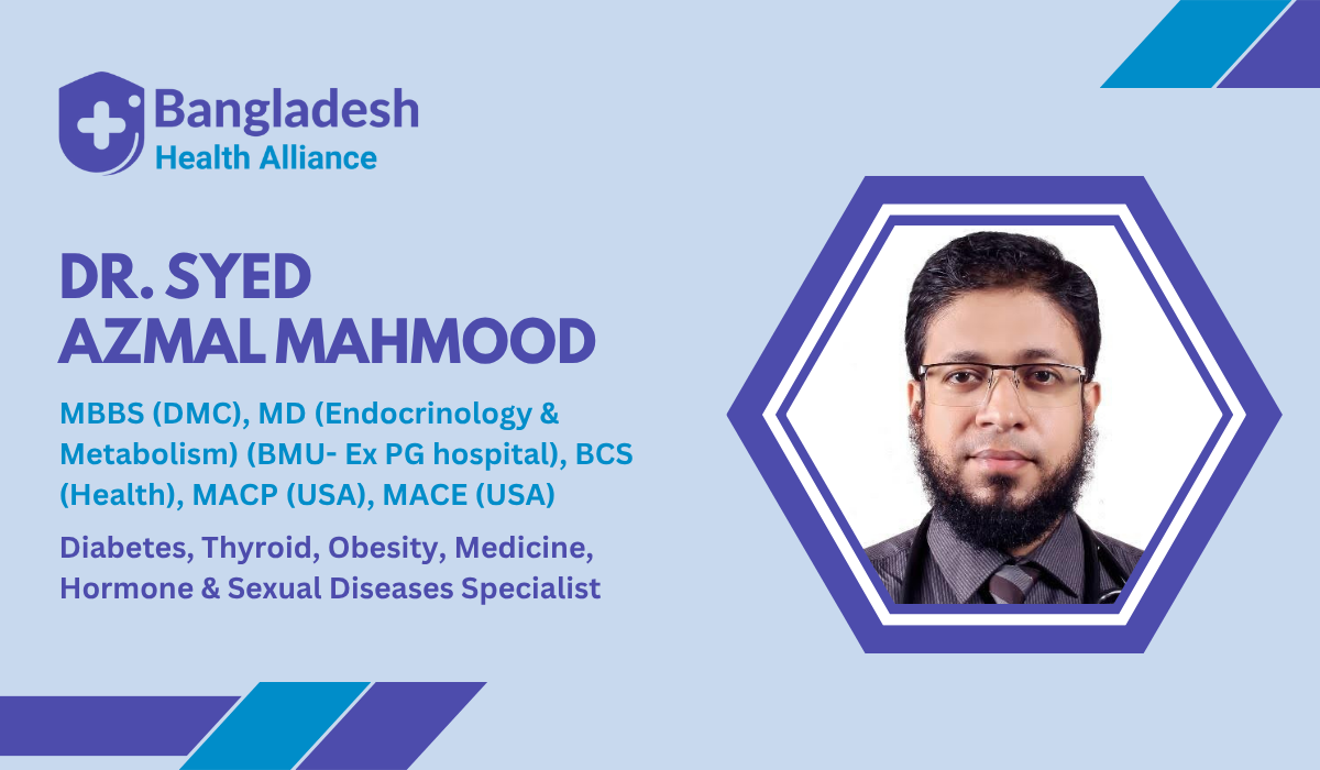 Dr Syed Azmal Mahmood — Consultant Endocrinologist in Dhaka